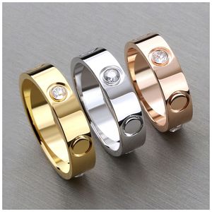 Aşk Alyans Yüzük Vida Yüzük 3 Elmas Yüzükler Kadınlar Için Alyans Takı Erkek Moda Takı Bague Mariage Bijoux Luxe Femme Schmuck Anello Anelli