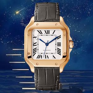 Erkekler Watches Lüks Saat Tasarımcı Bling Saatler Square AAA Paslanmaz Çelik Tasarımcı Tatil Dostları Hediye Su Geçirmez Safir Aydınlık Monin Montre De Wristwatch