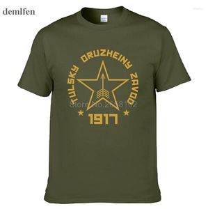 Erkek Tişörtleri Sovyet Rus Tee Mosin Nagant Tüfek Sniper Erkek Moda Pamuk T-Shirt Tees Üstler