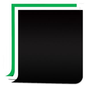 Perde 3x6m 20x10ft Siyah Beyaz Yeşil Profesyonel Po Stüdyo Aydınlatma Dokuma Olmayan Zemin Kiti Arka Plan Chromaey Kumaş 1.6 x 3m