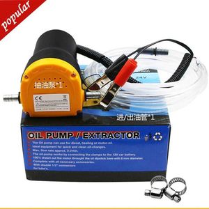 Yeni 60W Otomatik Motor Yağı Pompası 12V/24V Elektrik Yağı/Dizel Sıvı Karasası Ekstraktör Yakıt Transfer Emme Pompası Tekne Motoru