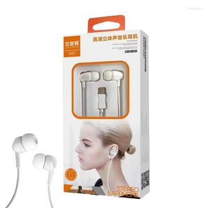 Kulak kablolu kulaklıklarda taşınabilir spor kablosuz kulaklıklar, cep telefonları için mikrofon açık gürültü azaltma kulaklığı ile