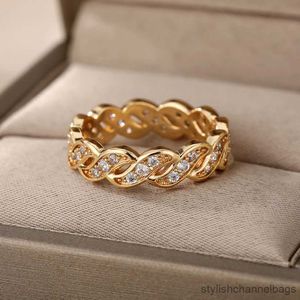 Полосы кольца из нержавеющей стали для женщин Zirocn милая тонкая струна скрученная геометрическое кольцо кольца подарки