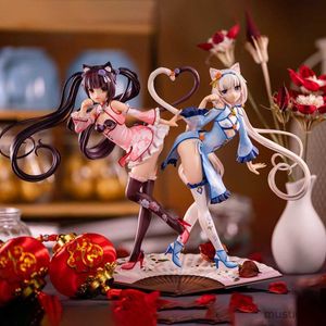 Aksiyon oyuncak figürleri Japonya anime Nekopara Vol.1 Soleil açıldı! Çikolatalı vanilya hindistancevizi kırmızı fasulye aksiyon figür hizmetçi sıcak kızlar pvc koleksiyon oyuncaklar