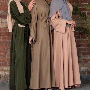 Этническая одежда весенняя осень Muslimah мода макси -платье с длинным рукавом Большое крыло Roy Longue Dubai Abaya Женщины элегантное платье кимоно.