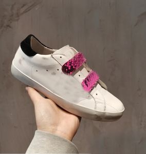 Tasarımcı Altın Spor masası ayakkabıları Erkek Kadın Deri Ayakkabı Top Yıldız Lüks İtalyan Spor Ayakkabıları Beyaz Gümüş Siyah Kaz Klasik Do Dirty Skate Ayakkabıları