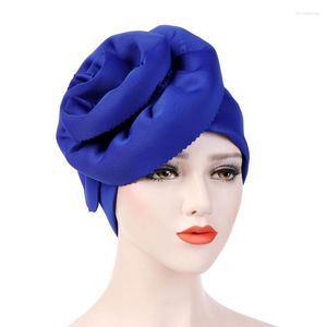 Beanies Beanie/Kafatası Kapakları Moda Sağlam Çiçek Lady Türban Şapkası Kadın Müslüman Eşarp Headcloth Bayanlar Saç Aksesuarları Kapak Toptan Davi22