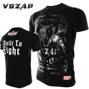 Мужские футболки VSZAP MMA Рубашки для одежды Rashguard Fitness Base Layer Кожа плотно подтягивание веса мужчин T Рубашки Muay Taai Shorts Boxe J230516