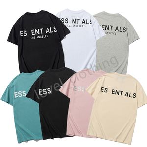 Tasarımcı Ess Erkek Kadın T-Shirt Moda Yaz Kazanım Gevşek Kısa Kılı