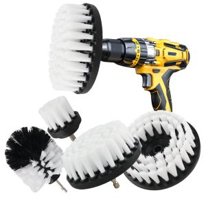 2/3.5/4/5 Inch Electric Drill Brush Attachment Set Power Scrubber Brushs Car Polisher Bathroom Cleaning Kit with Extender Kitchen Cleaning