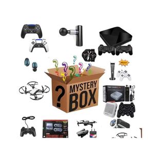 Гарнисты Lucky Bag Mystery Boxes есть шанс открыть камеры мобильных телефонов Drones Drones GameConsole SmartWatch наушники больше подарка dro dhr6o