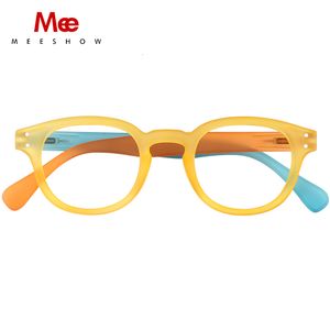 Reading Glasses Meeshow Reading Glasses Women's Retro Glasses Frame Men Europe Stylish Brand eyeglasses Chile 1.75 Lesebrille 1513 230516