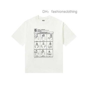 MM6 Мужские футболки Margiela Fun Hercies Cartoon Graffiti Язык