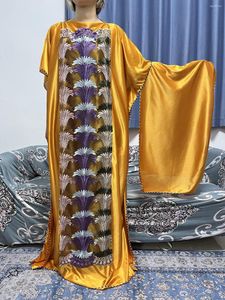Etnik kıyafetler 2 adet Afrika Yaz Kaftan Müslüman Kadınlar Giyim Hindistan Kaftan Gelenek Giyim Baskılı Kumaş Afrika Femme Maxi Günlük