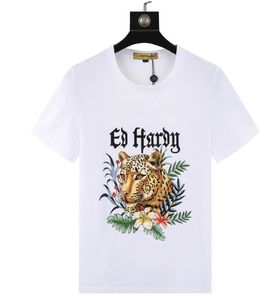 Tasarımcı T Shirt Yaz Komik Leopar Baskı Ed Kadınlar Tshirt Tee Erkekler