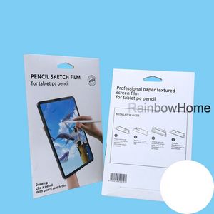 Сумка для упаковки для розничной коробки для пакета бумаги для защиты от закаленного стеклянного экрана для iPad Pro Samsung Lenovo Tab Kindle Fire TCL