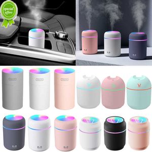 Yeni 300ml Mini Hava Humidifer Aroma Esansiyel Yağı Difüzör LED LAMP USB Mist Maker Aromaterapi Hitimleyicileri Ev Araba