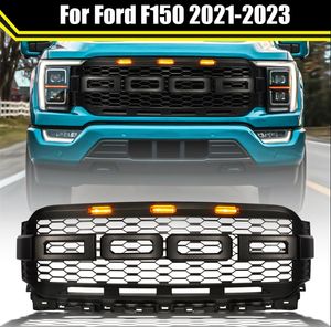 Ford F150 2021-2023 Raptor Grills Pikap Yarışı Grille Front Izgara Tampon Grilles Kapak Kamyon Parçaları