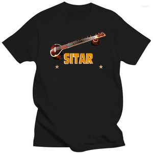 Erkek Tişörtleri Komik Erkekler Gömlek Kadın Yenilik Tshirt Tek İhtiyacım olan bu sitar müzik sevgilisi serin tişört