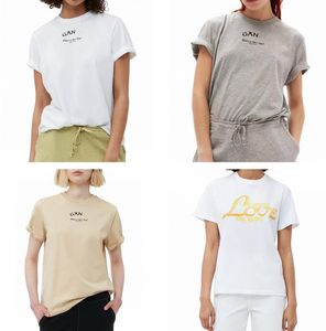 Tasarımcı Kadınlar Mektubu Rahat Rahat Çok Çiçek Baskılı Yuvarlak Boyun Şort Yoga Takım O boyun kolu Lady Tees Luxurys Casual Giyim Üstleri T-Shirts Giyim Femme
