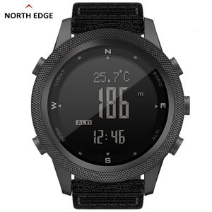 NORTH EDGE APACHE46 Men's Digital Sports Watch with Altimeter, Barometer, Compass - Waterproof Outdoor Running & Swimming Wristwatch