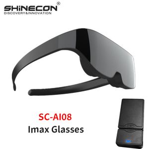 Smart Glasses VR SHINECON SC-AI08 Imax Glasses Wearable Home Theater Smart Wireless Glasses Virtual Reality Glasses All-in-one Machine 230518