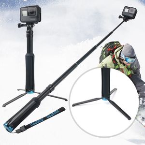 Selfie monopods kamera selfie sopa direği monopod tripod tutucu adaptörü GoPro Go Pro kahramanı 6 5 4 3 sjcam sj4000 için xiaomi yi için telefon 230518