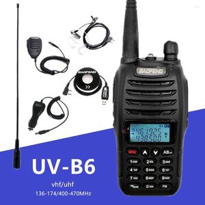 Walkie Talkie 2023 baofeng mini para caçar UV-B6 transceptor de rádio de ham vhf uhf scanner de duas vias UV B6 woki toki uv-b5