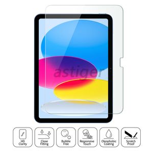 9H Tablet Закаленное стекло Прозрачная защитная пленка для экрана для iPad 10 10,9 11 дюймов 10,2 дюйма Air 6 Pro 9,7 Pro 12,9 Mini 6 5 3 2 8,3 Samsung Tab A7 Lite Active T307 T350 T355 T290 T295