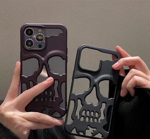 Applicable to Apple 14promax Halloween explosion skull mobile phone case iPhone14Pro frosted UV trade