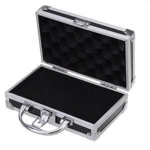 Tool Case Aluminium Alloy Tool Box Handle Instrument Storage Case Travel Luggage Organizer Suitcase with Sponge Lining 230517