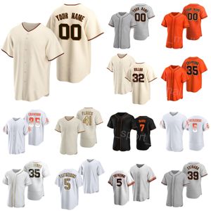 Beyzbol 39 Thairo Estrada Jersey 5 Mike Yastrzemski 41 Wilmer Flores 35 Brandon Crawford 32 David Villar 18 Darin Ruf 13 Austin Slater Uzay Şehir Takım Erkek Kadın J-R