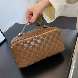 Moda Makeup Satchs Sacos de grande capacidade feminina Versão coreana da Bolsa de Armazenamento de Cosméticos de Viagem Advanced Sense portátil