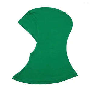 Berretti 1Pc Hijab Musulmano Cap Per Sotto Sciarpa Cappello Regolabile Wrap Islamico Copertura Completa Modale Bonnet Caps Colore Sciarpe (