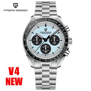 Наручительные часы Pagani Design Chronograph Men Satches Top Brand Luxury Men Quartz Forist Watch Automatic Date Speed ​​Great Master для мужчин 230519