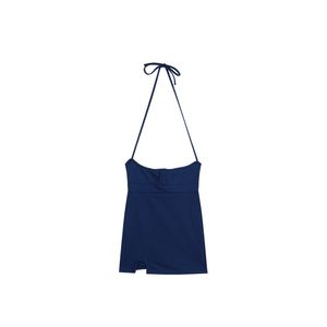 Юбки Nxpn product 2023 Harajuku Design Синяя узкая юбка Сексуальная женская вечеринка Лето Грейс Мини 230519