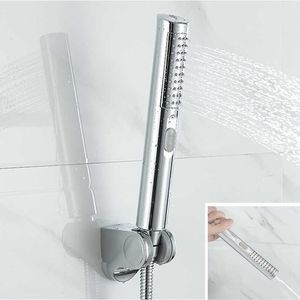 Руковолочный смеситель для ванной комнаты с опрыскивателем ABS Пластиковый давление на реактивное спреем для очистки туалета набор ручной набор 2 Функция для душа головка G230518