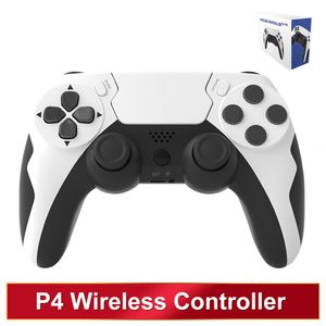 Game Controllers Joysticks Wireless Controller Bluetooth Gamepad Double Vibration 6Axis Joypad With Touchpad Microphone Earphone Port For PS3 PC 230518