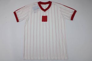 1982 Польша Футбольная майка BONIEK Retro Version Домашние футбольные рубашки Национальная сборная Униформа с коротким рукавом