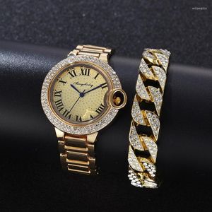Relógios de pulso Luxo Iced Out Watch Top Brand For Men Women Fanshion Watches Relógio Principal Itens em massa de atacado Relojeswristwatches