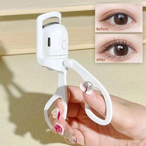 Eyelash Curler Heated Eyelashes Curler USB Rechargeable Electric Eyelash Curlers with 2 Level Temp Quick Heating LongLasting Curling Effect 230519