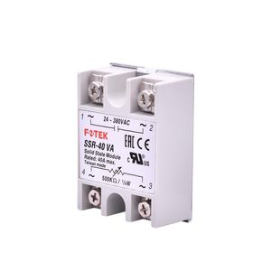 SSR однофазное твердотельное реле Fotekt SSR-40VA 10A 25A 40A 50A 60A 80A 100A SCR SCR