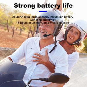 Araba Araba Bluetooth 5.0 Kask Motosiklet Motorları Kablosuz Stereo Kulaklık Motosiklet El Handsfree Kit MP3 Müzik Çalar Kulaklık Moto Rider