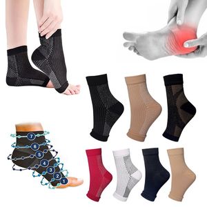 Sports Ankle Brace Compression Sleeve Plantar Fasciitis Socks for Women Men Ankle Support Pain Relief Socks Foot Anti-Fatigue Compression Sport Running Yoga Socks