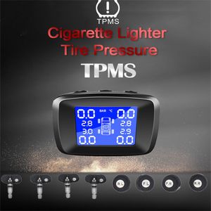 Araba TPMS Lastik Basınç Lastik Basınç İzleme Sistemi 4 Dahili Harici Sensörle Çakır LCD Monitör Kiti