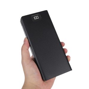 Araba Araba Hızlı Şarj 18650 Power Bank 20000 MAH USB Tip C 5V Kılıflar İPhone için Pil Olmayan Pil Şarj Saklama Kutusu Xiaomi