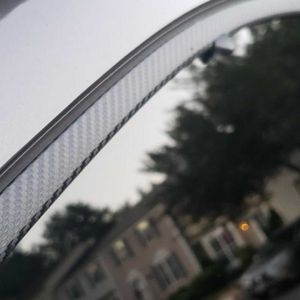 Araba Araba 3D Karbon Fiber Araba Sticker Diy Yapıştır Koruyucu Şerit Otomatik Kapı Eşik Yan Ayna Kazan Anti Bant su geçirmez Film