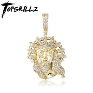 Ожерелья TOPGRILLZ 2020, новый «узор макияжа», кулон в китайском стиле, хип-хоп, модные украшения, подвеска с кубическим цирконием, подарок
