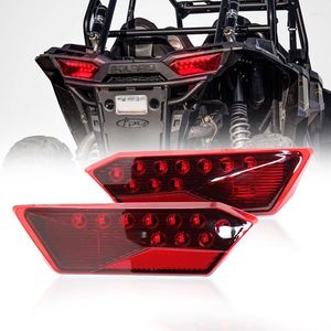 Tüm Terrain Wheels Tail Lights LED Kırmızı Lens Arka Fren Sürüş lambaları 2014-2023 Polaris RZR 1000 900 XP 4 Turbo Talilli Lames