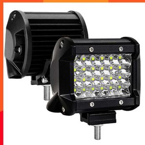 Yeni 2/1pcs LED iş ışığı 54W/72W Spot Işığı Araba Far Offroad Kamyon Traktör Teknesi 12/24V Sis Lambası Gece Sürüş Işıkları